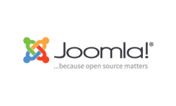 Joomla Logo used on the Website Maintenance and Web Development pages