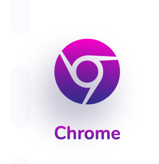 Google Chrome logo Used on the Website Development Page